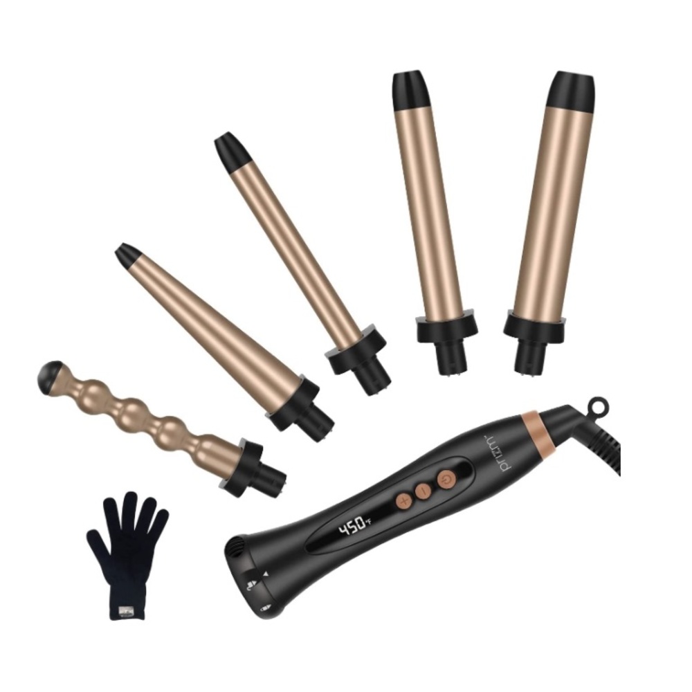 Prizm 5-in-1 Curling Iron Wand Set